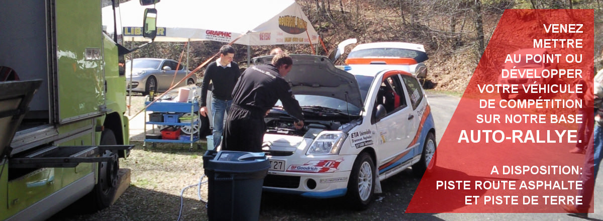 route d'essai rallye